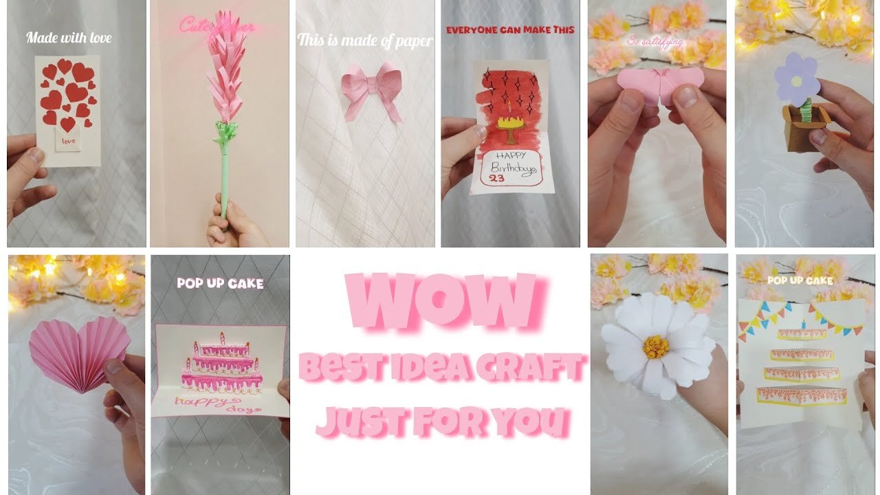 🌸 Creative Craft Ideas That Are So Satisfying! ✂️✨ You Must Try! 😚🩷