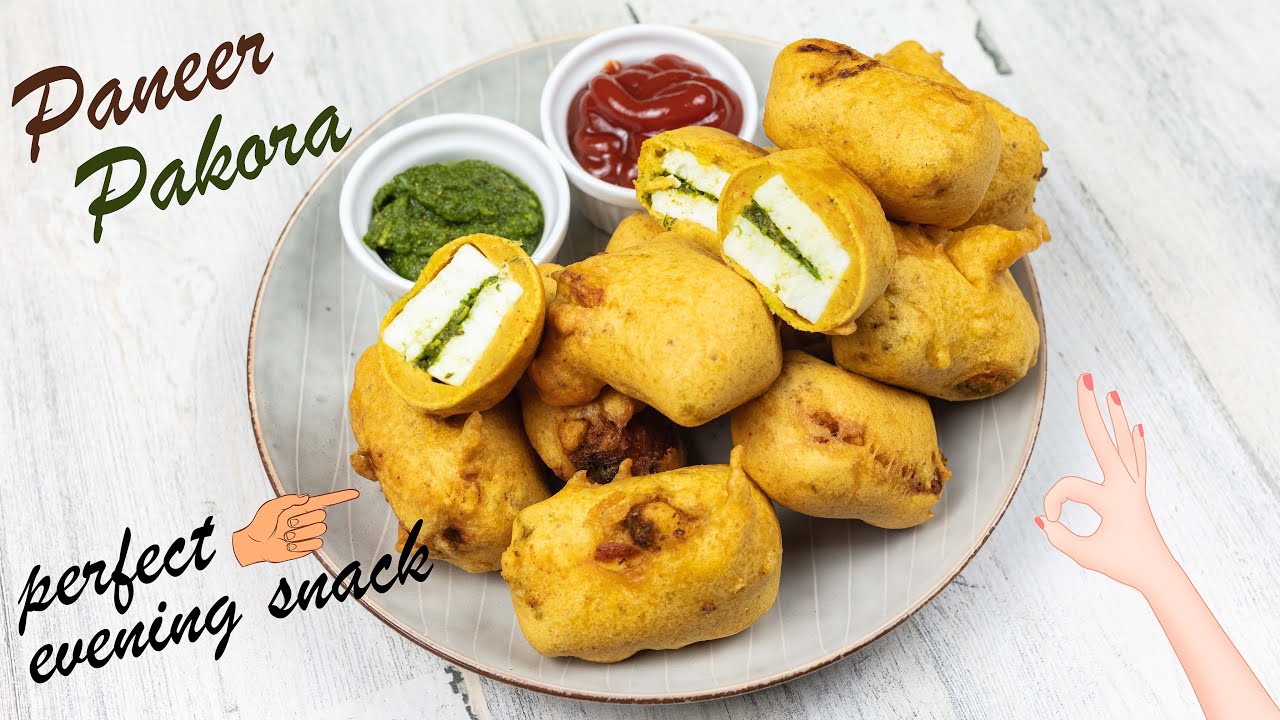 MUST TRY - Best 👌💯♨👌 Paneer pakora recipe | Sandwich paneer pakoda recipe | cottage cheese fritters