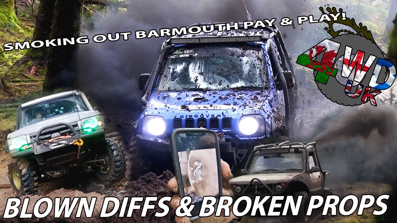2 TRUCKS BROKEN | Muddy hill climb | FULL SEND TIME | Axle Twisters | OFF ROAD NORTH WALES | 4WDUK