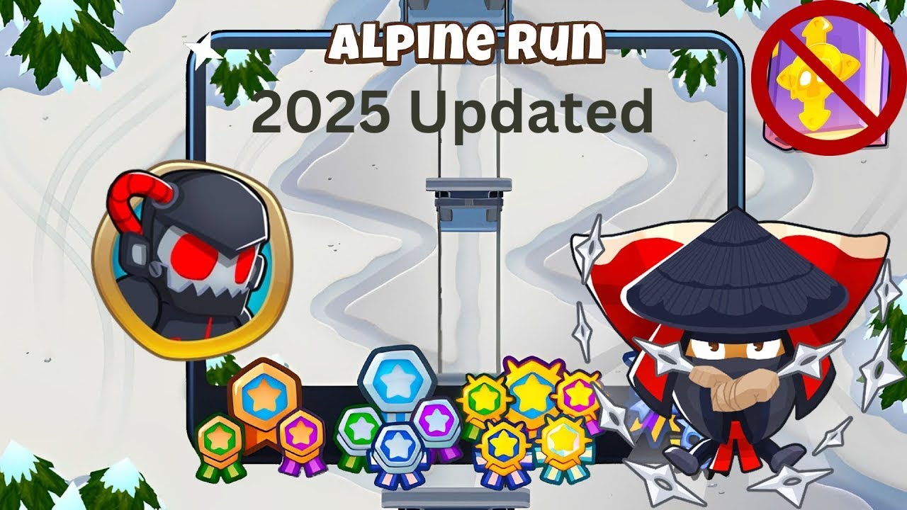 Alpine Run [Hard Standard] Guide | No Monkey Knowledge | BTD 6 (2025 Updated)