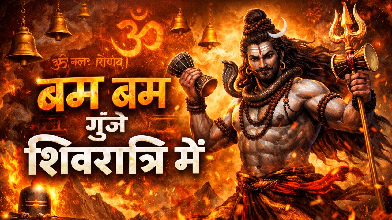 बम बम भोले 🔥 शिवरात्रि स्पेशल भजन | Energetic Mahadev Song