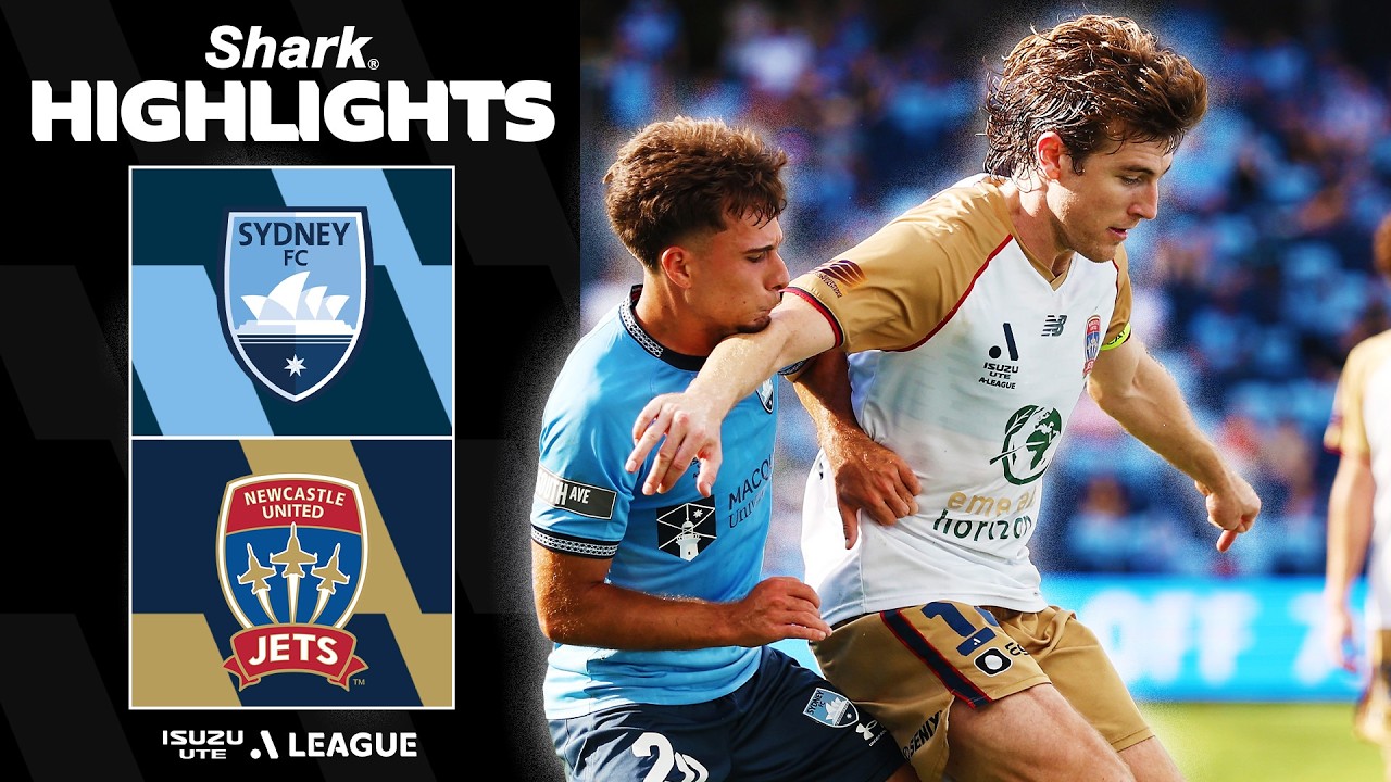 Sydney FC v Newcastle Jets | SHARK HIGHLIGHTS | Isuzu UTE A-League 2025-26 | Round 22
