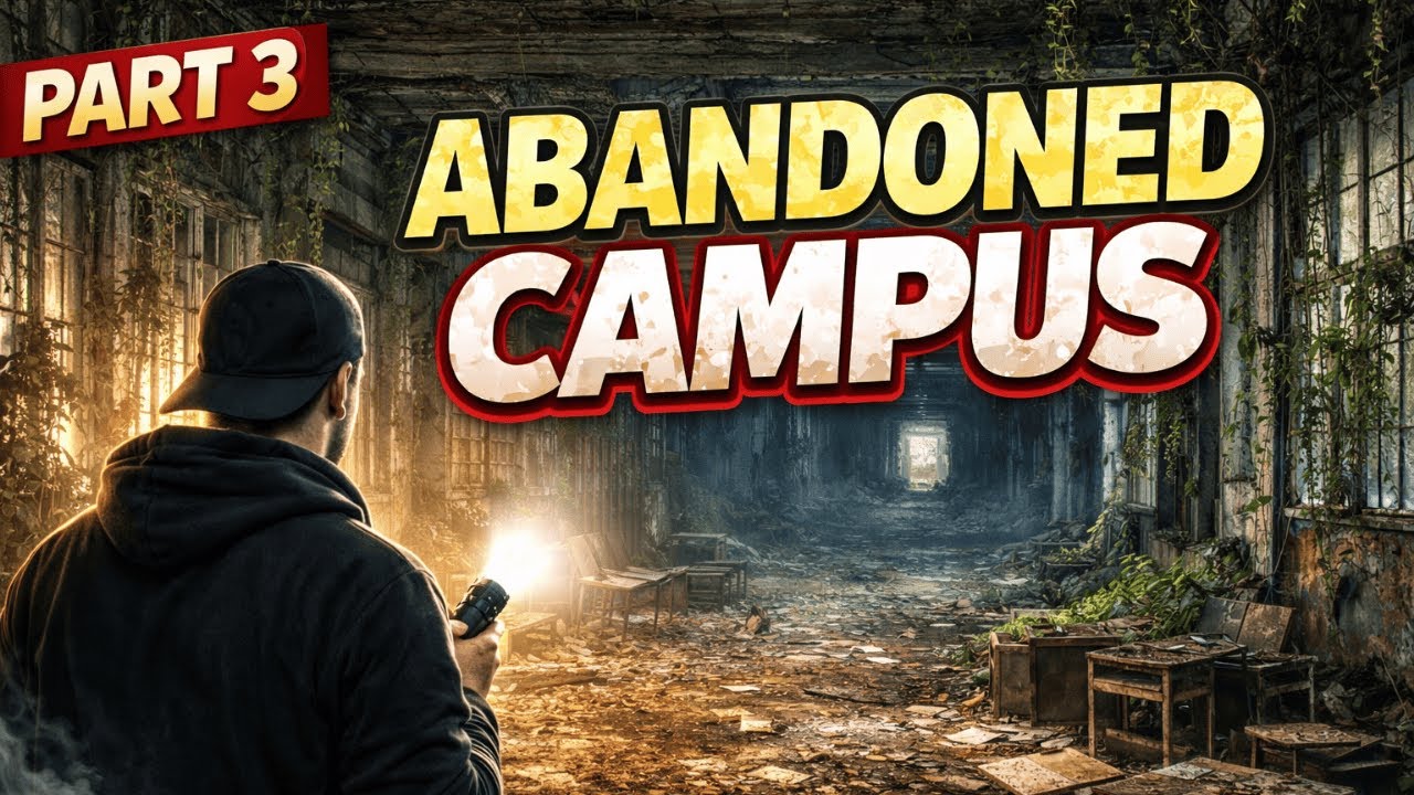 Exploring a Scary Abandoned Hospital Campus Alone