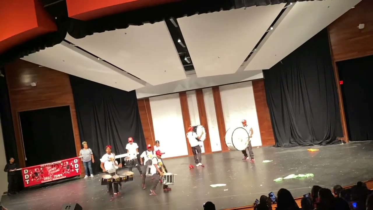 Destruction drill team drumcord bass pro