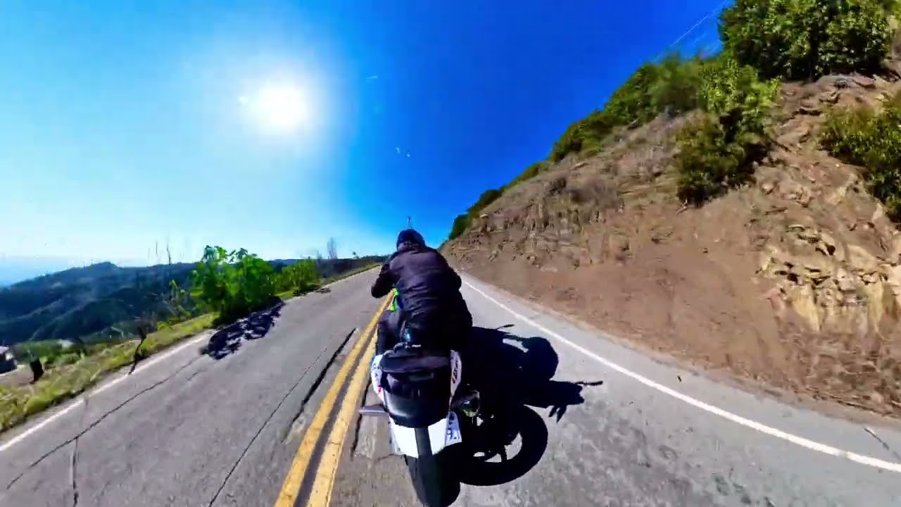 fun run up the roller coaster | kawasaki ZX4RR pure sound | 