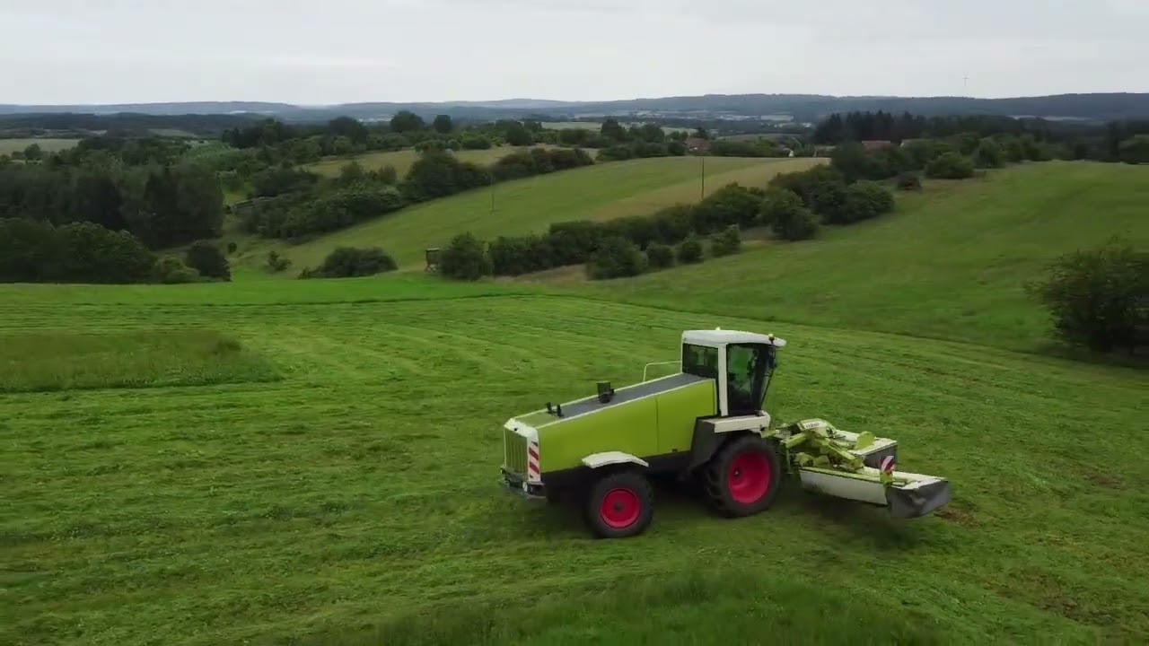 Mähen mit Claas ECut