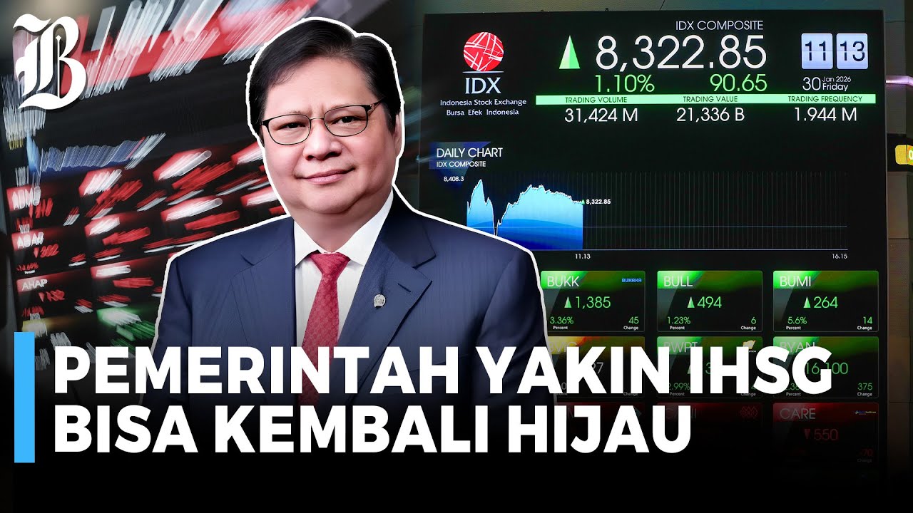Airlangga Klaim Kepercayaan Investor Kembali, Net Inflow Masuk Lagi