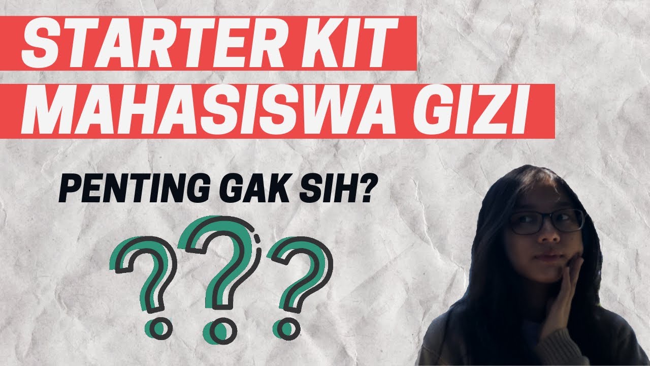 PERSIAPAN KULIAH JURUSAN ILMU GIZI, WAJIB BANGET UNTUK PUNYA!!