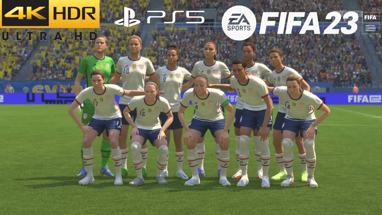 Женский национальный чемпионат FIFA 23 — США против Швеции | Геймплей PS5 [4K HDR]
