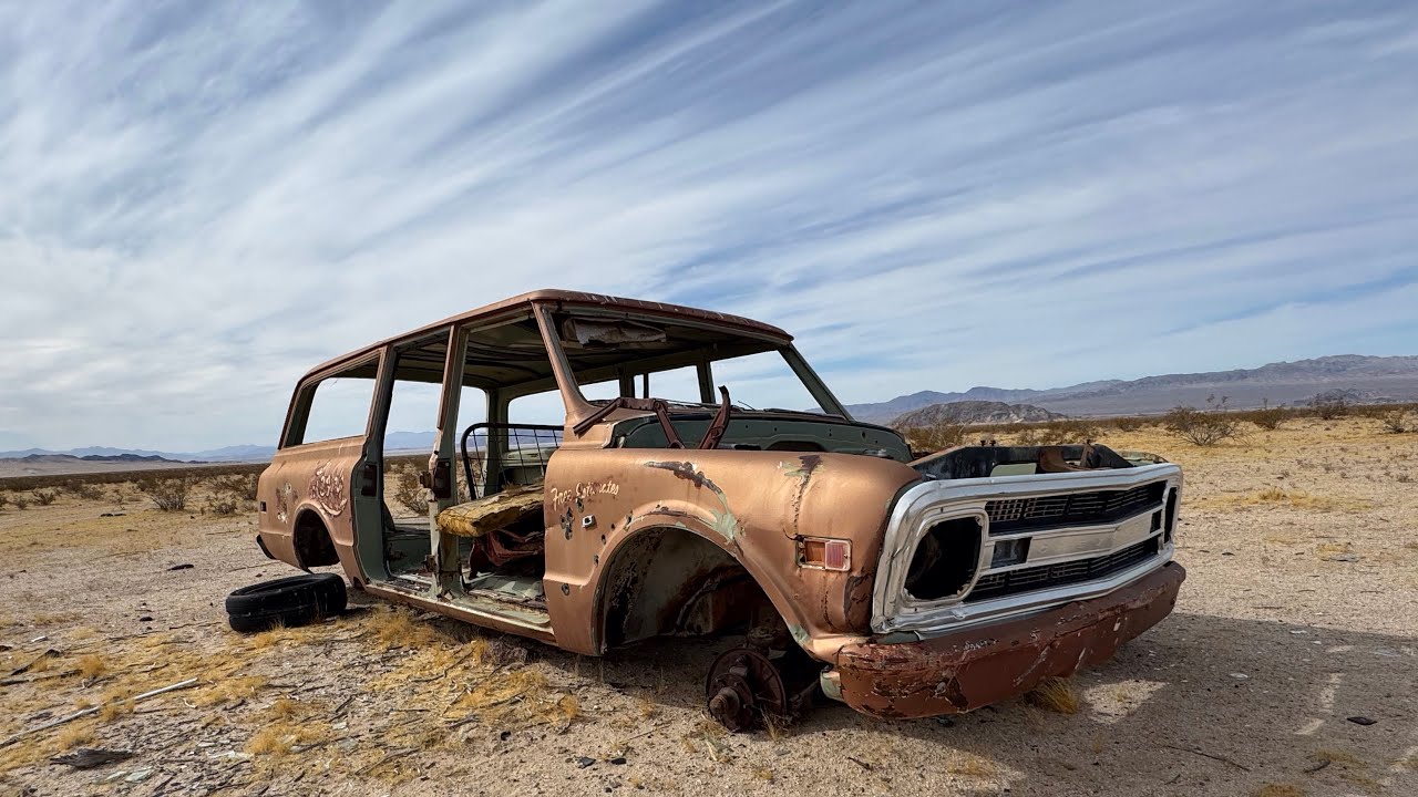 EIGHT CLASSIC VEHICLES FOUND IN BAKER CALIFORNIA!