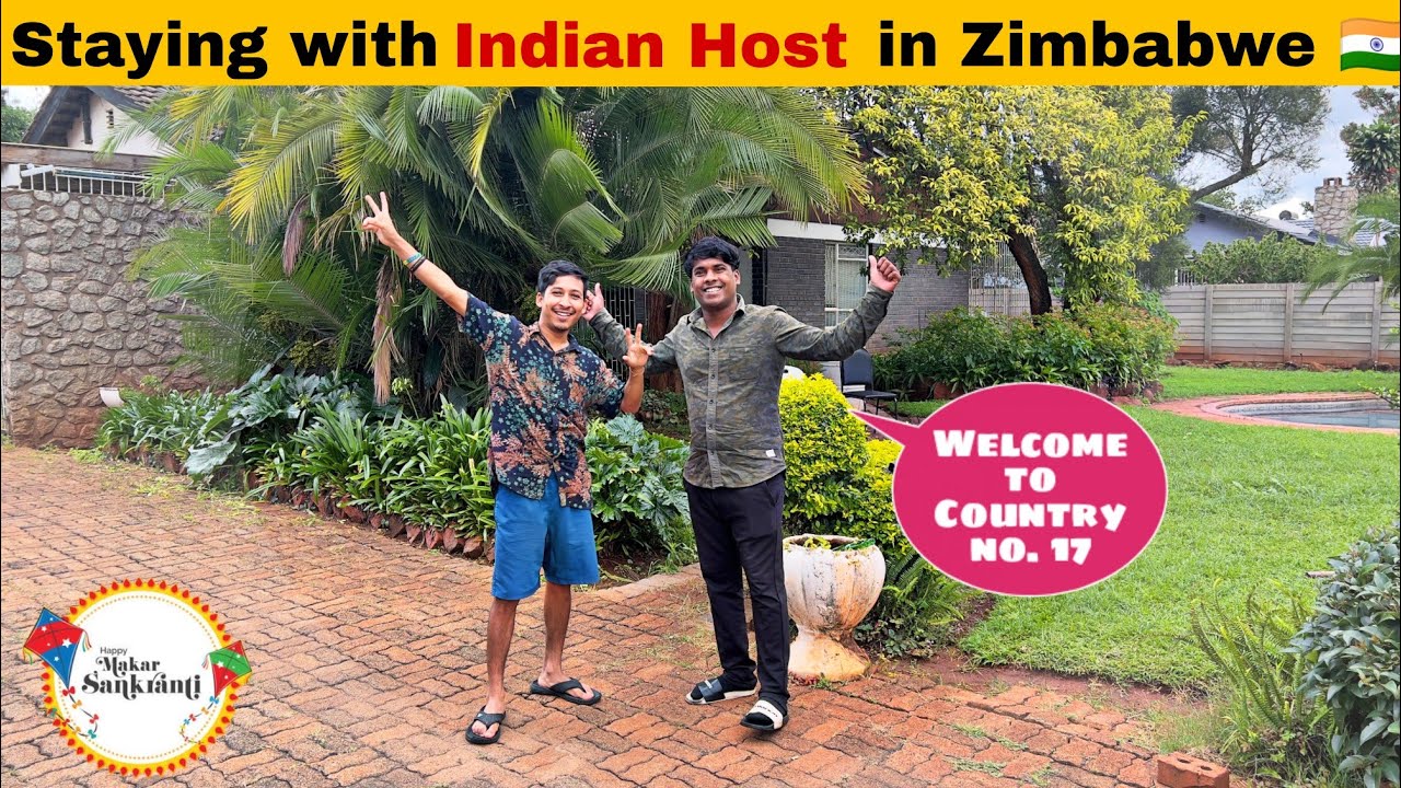 Staying with Indian family in Zimbabwe 🇮🇳#pradeeprana