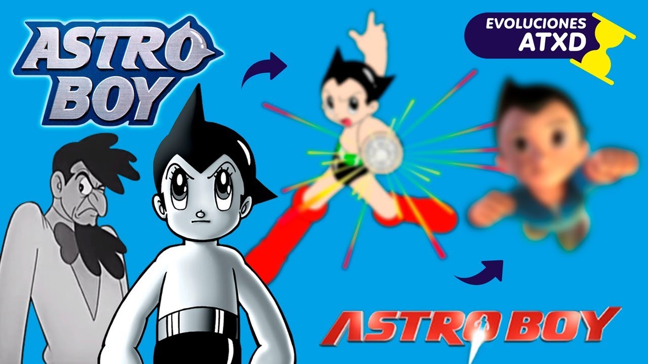 Evolución de Astro Boy (1952 - 2019) | ATXD ⏳