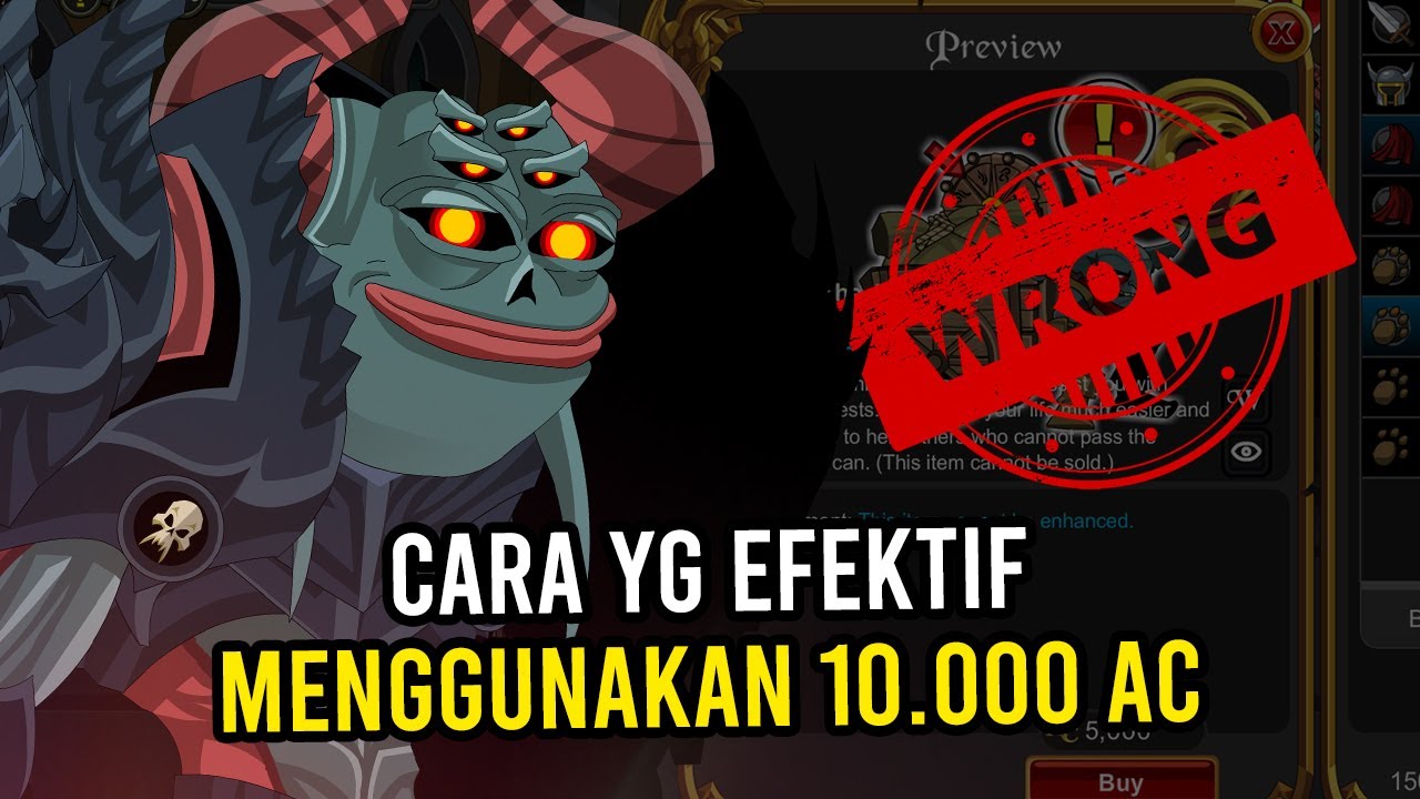 10K AC ENAKNYA BUAT APA? - AQW Indonesia