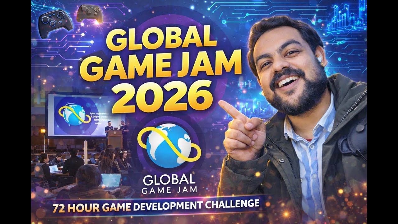 GLOBAL GAME JAM 2026 (PART-1) | Unscripted London by Gourav