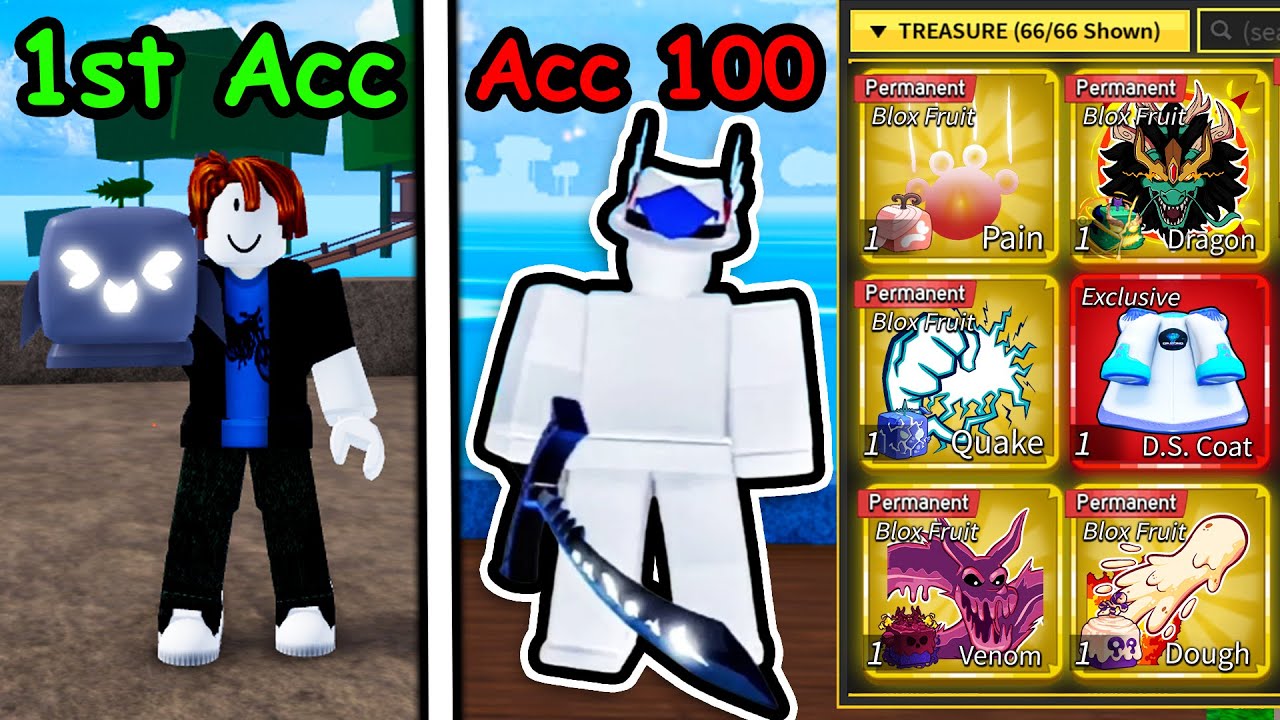 I Upgraded 100 Blox Fruits Accounts!