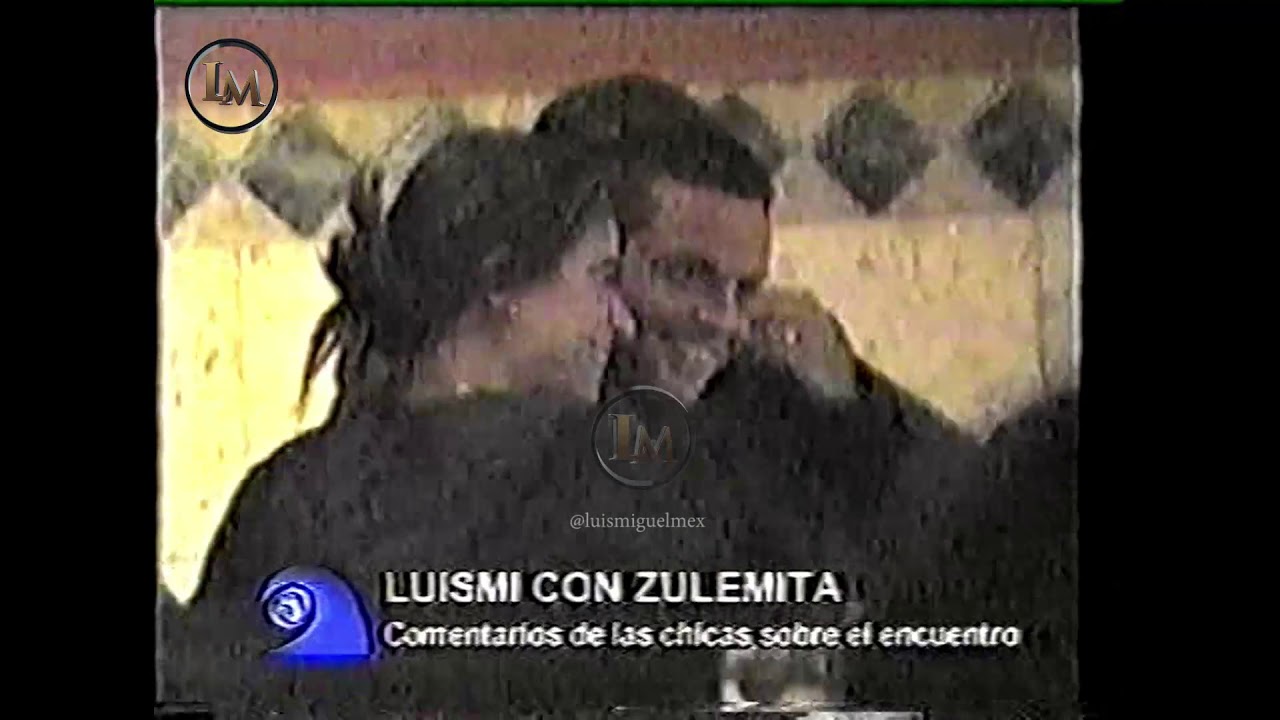 Luis Miguel perseguido en la Argentina mientras cenaba con zulemita menem 1999
