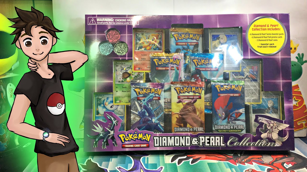 Opening a Pokemon Diamond and Pearl Collection Box!!!