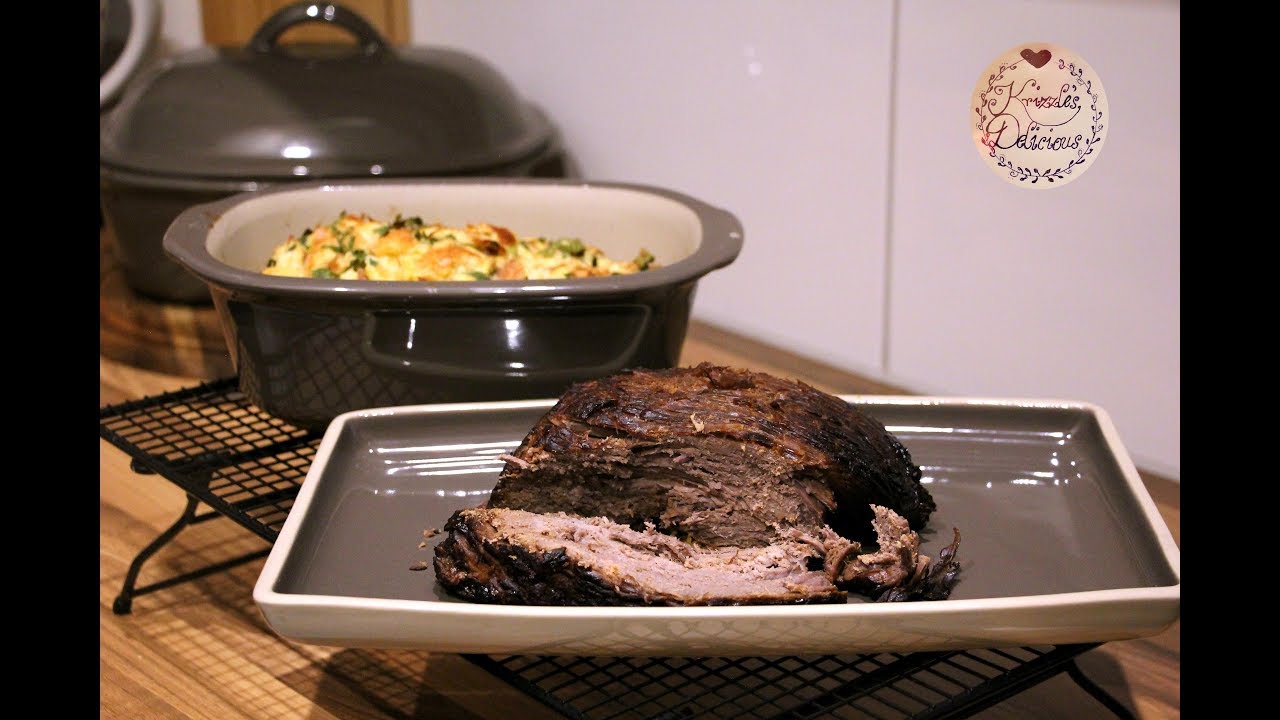 Weihnachtsmenü || Sauerbraten, Knödel & Rotkraut || im Ofenmeister