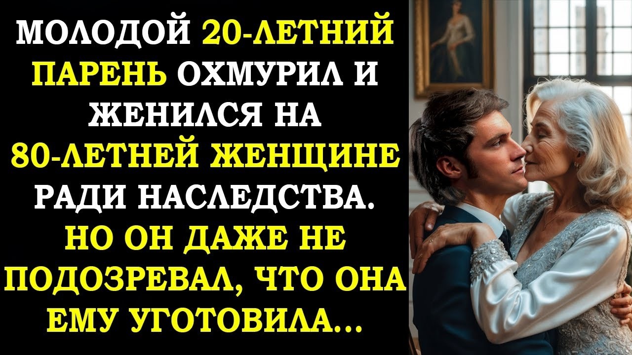Молодой 20 летний парень охмурил и женился на 80 летней женщине ради наследства А когда он узна