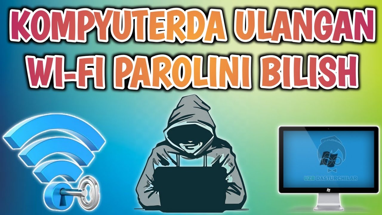 Kompyuterda ulangan Wi-Fi parolini aniqlash