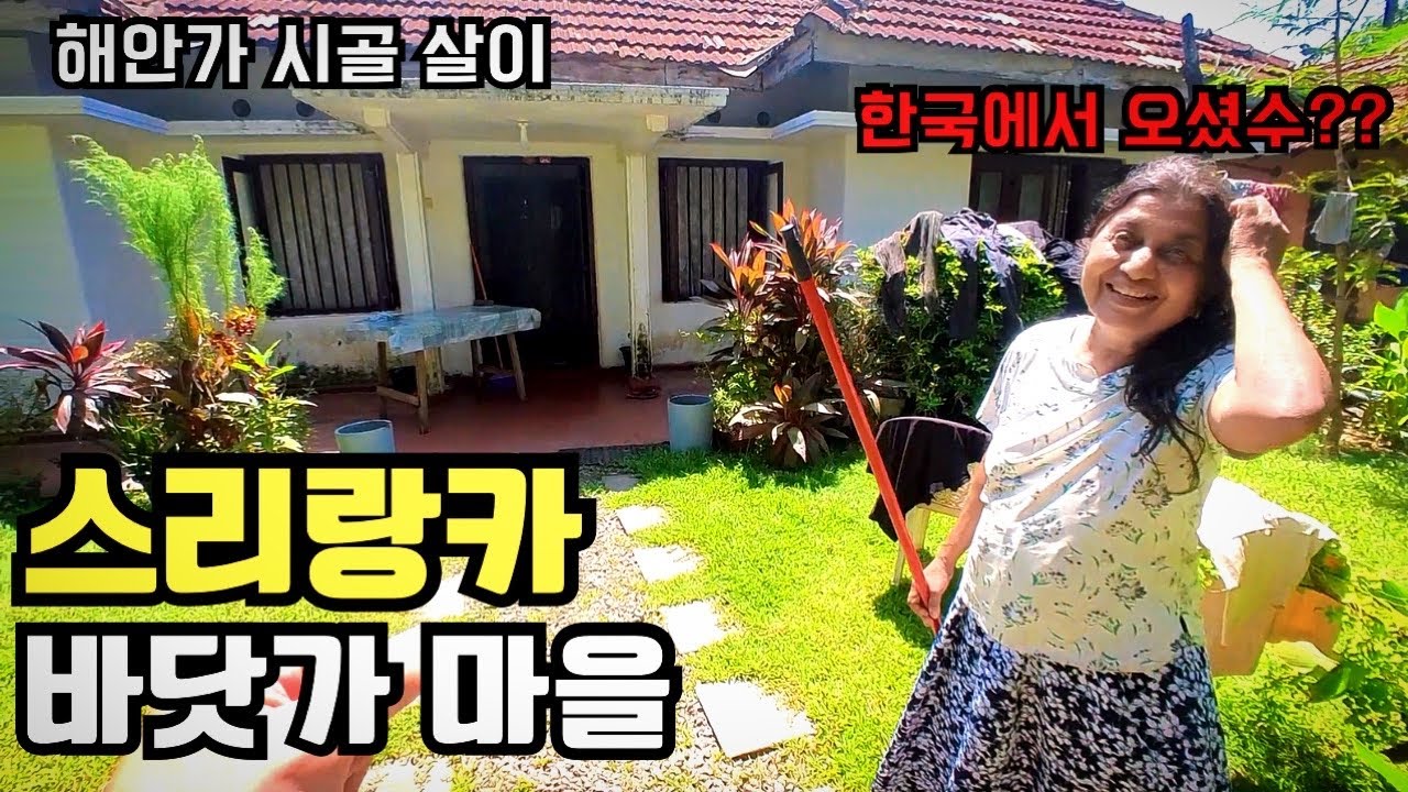 한달살기 하고 싶은 스리랑카 어촌마을 민박집 살이 