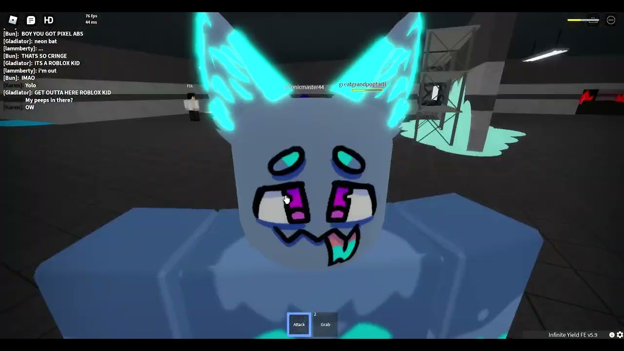 Exploiting in a random furry game