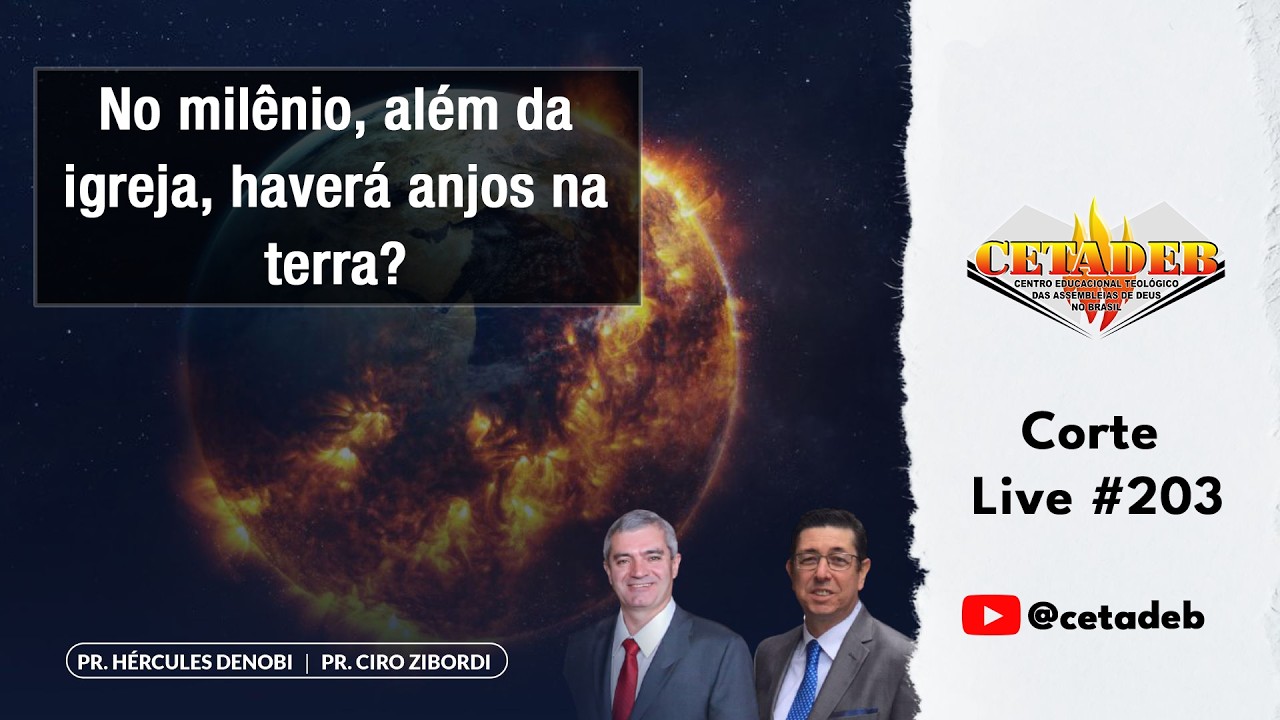 #92 - No milênio , além da igreja, haverá anjos na terra? Pr.Ciro Zibordi responde