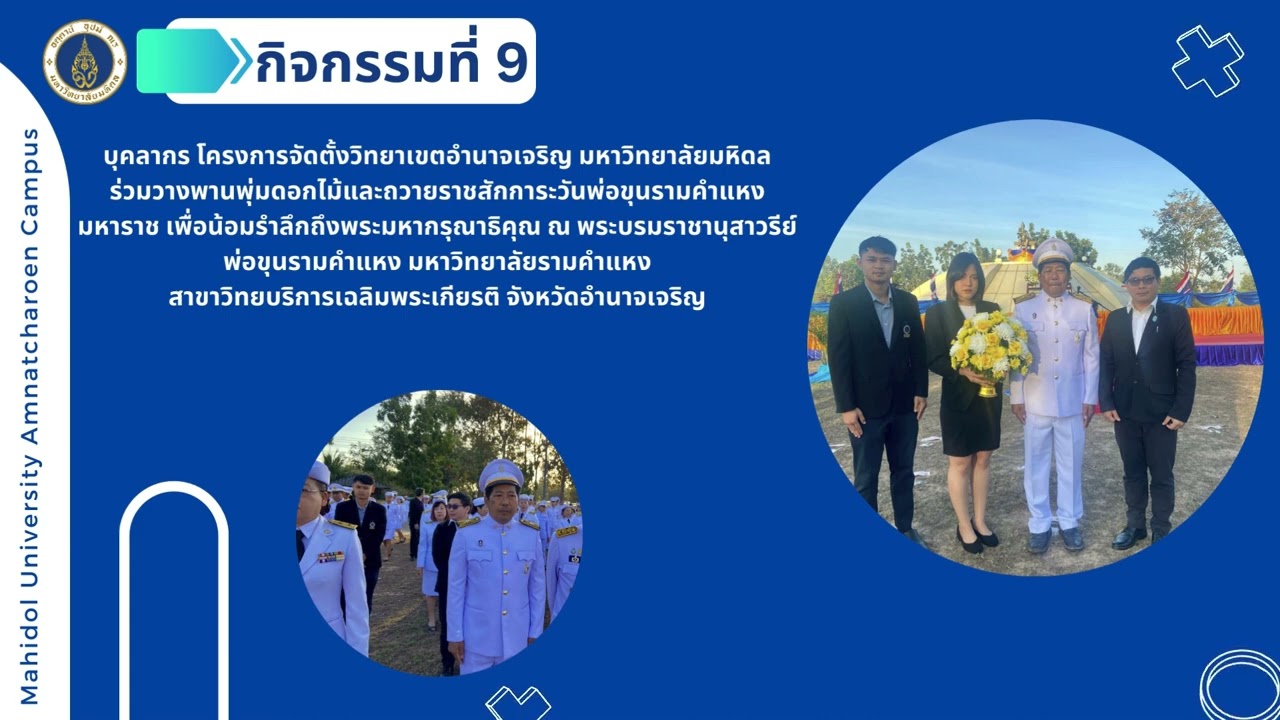 สรุปกิจกรรมประจำเดือนมกราคม 2567