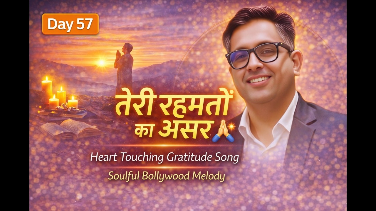 Day 57 | तेरी रहमतों का असर 🙏 | Heart Touching Gratitude Song | Soulful Bollywood Melody 2026