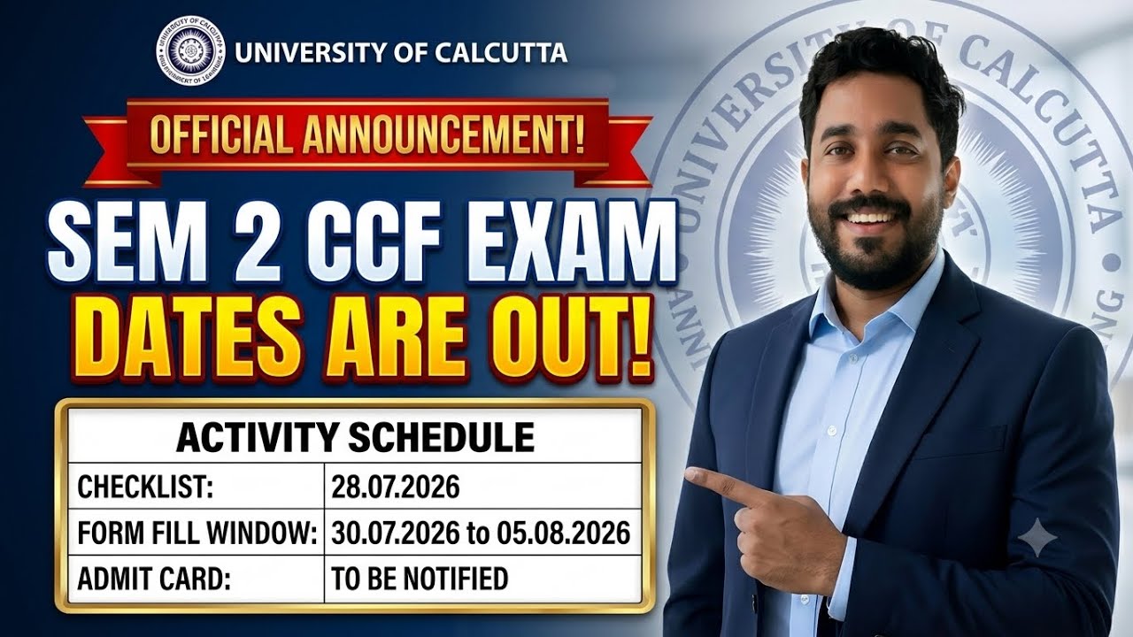 CU Semester 2 Students Activity Schedule | Important Dates & Details | Exam Enrolment & Exam Date