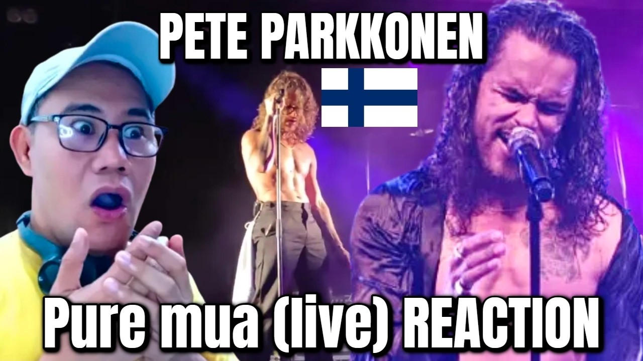 Пит Паркконен - ​​Pure me (live) РЕАКЦИЯ