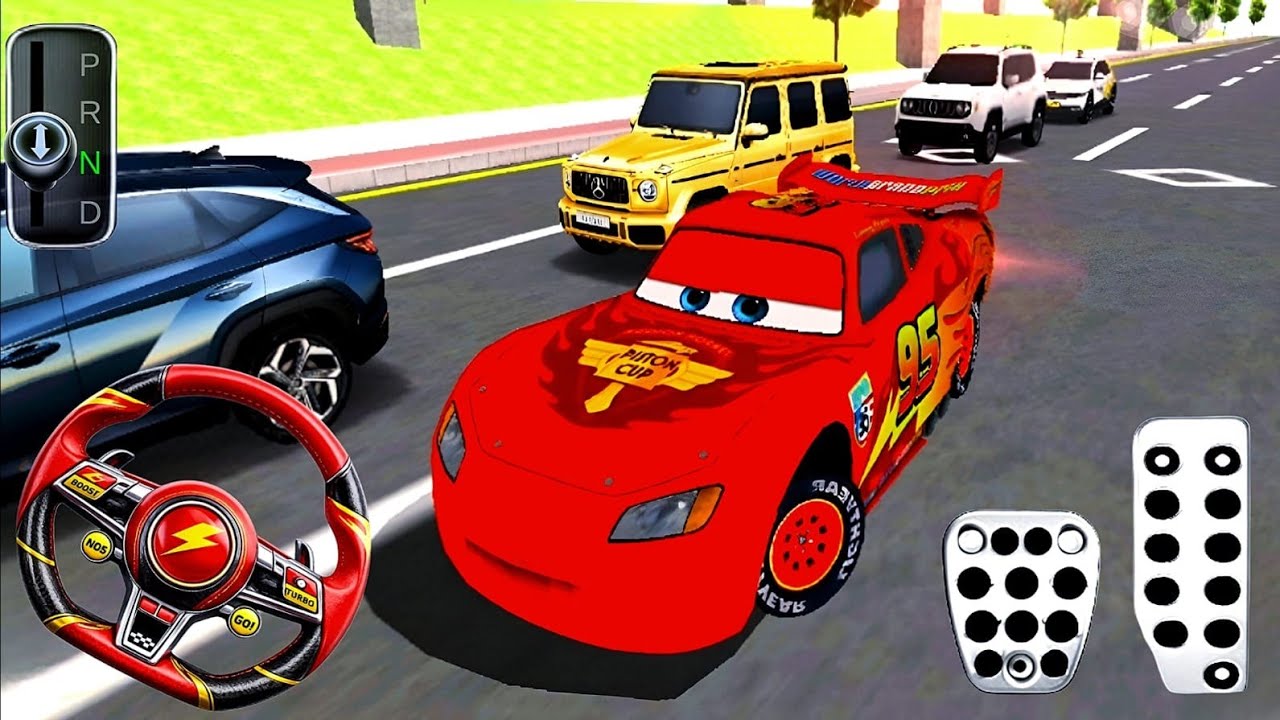 Drive New McQueen Gold Mercedes Benz - 3D Driving Class 2026 - Android Gameplay 