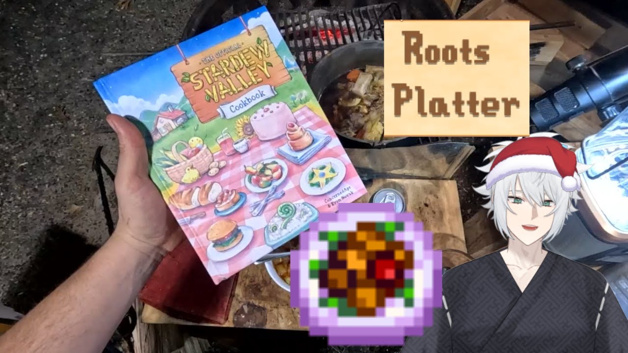 Campfire Cooking: Roots Platter From Stardew Valley 【Handcam】
