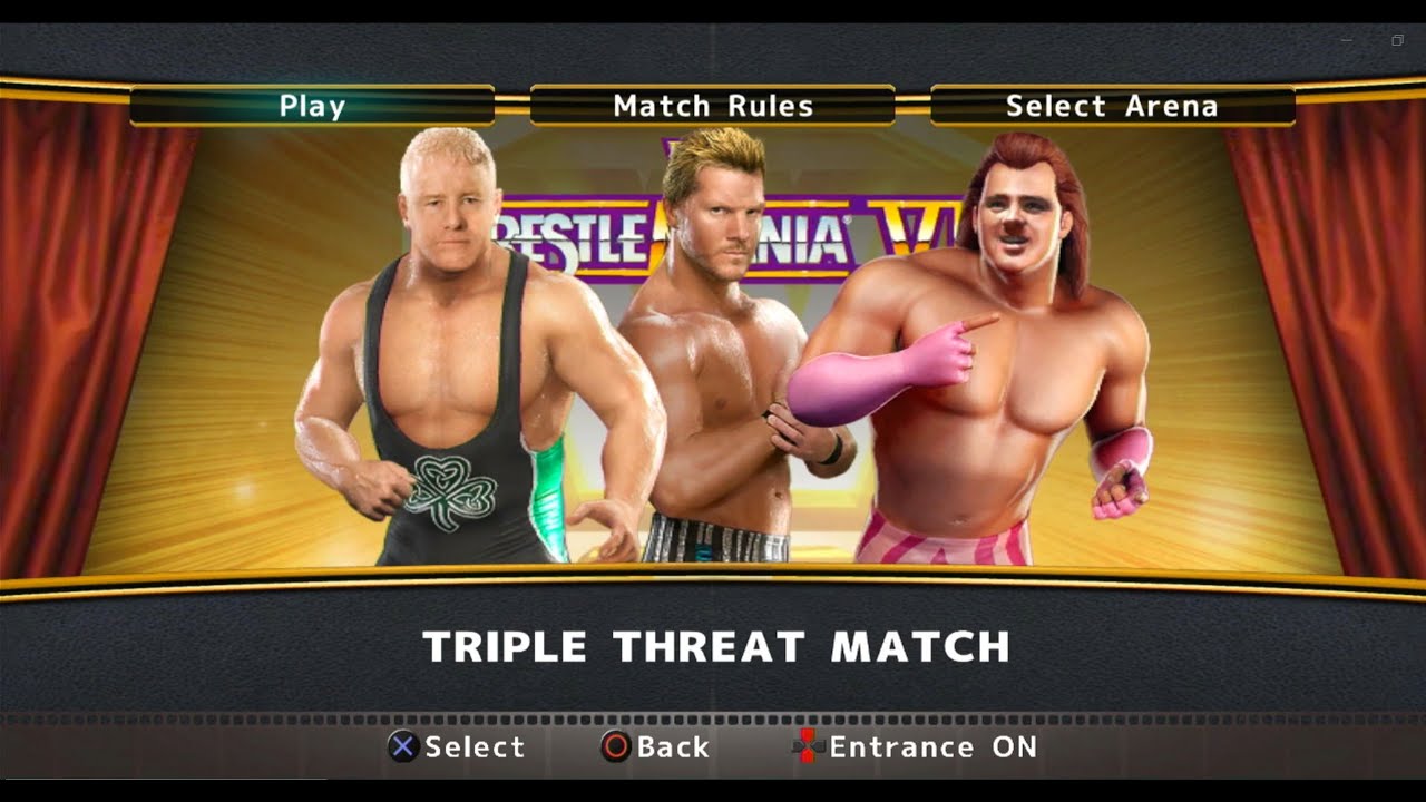 Brutus Beefcake vs. Chris Jericho vs. Finlay: WWE Legends Of WrestleMania Gameplay