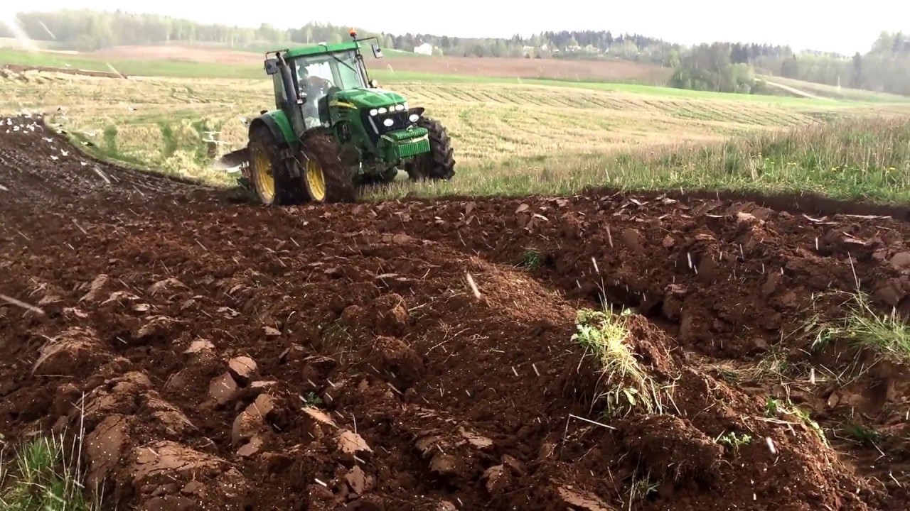 John Deere 7720 & Kverneland plow 6x6
