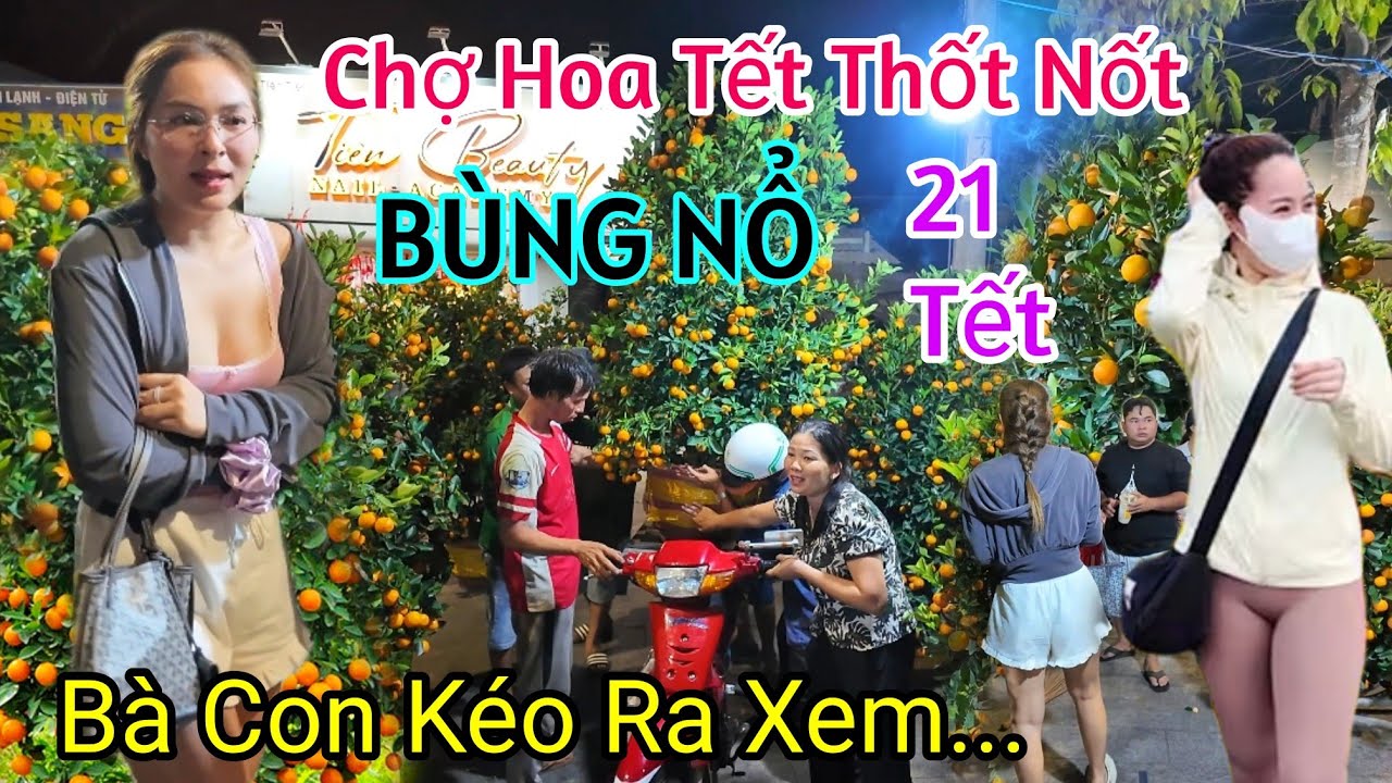 CHỢ HOA TẾT THỐT NỐT 2026 TẮC LẠ BÙNG NỔ GIÁ QUẤT TẾT CẦM TAY BÁN 3 TRIỆU CÂY LÊN BÁN KHÔNG KỊP 