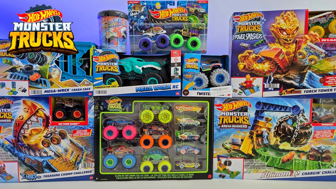 Hot Wheels Monster Truck Toys: Unboxing & Review!