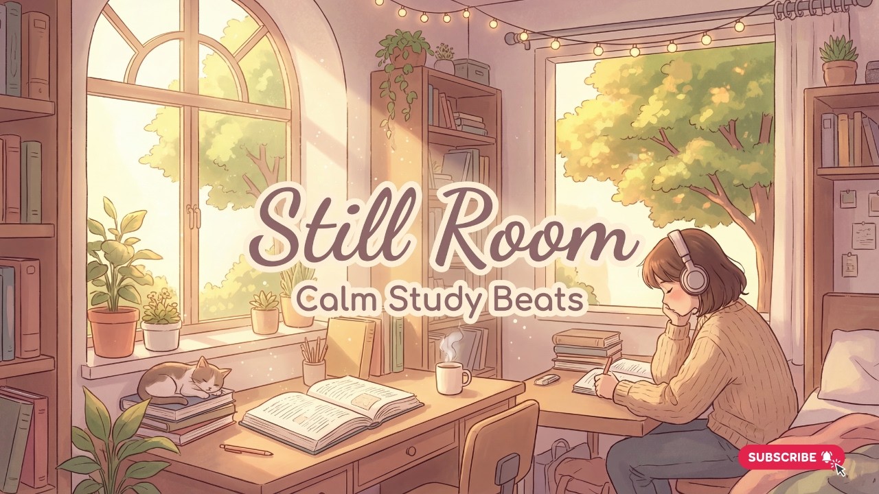 Still Room ☀️ Calm Morning Lofi | Peaceful Study Beats for Focus, Work & Relaxation