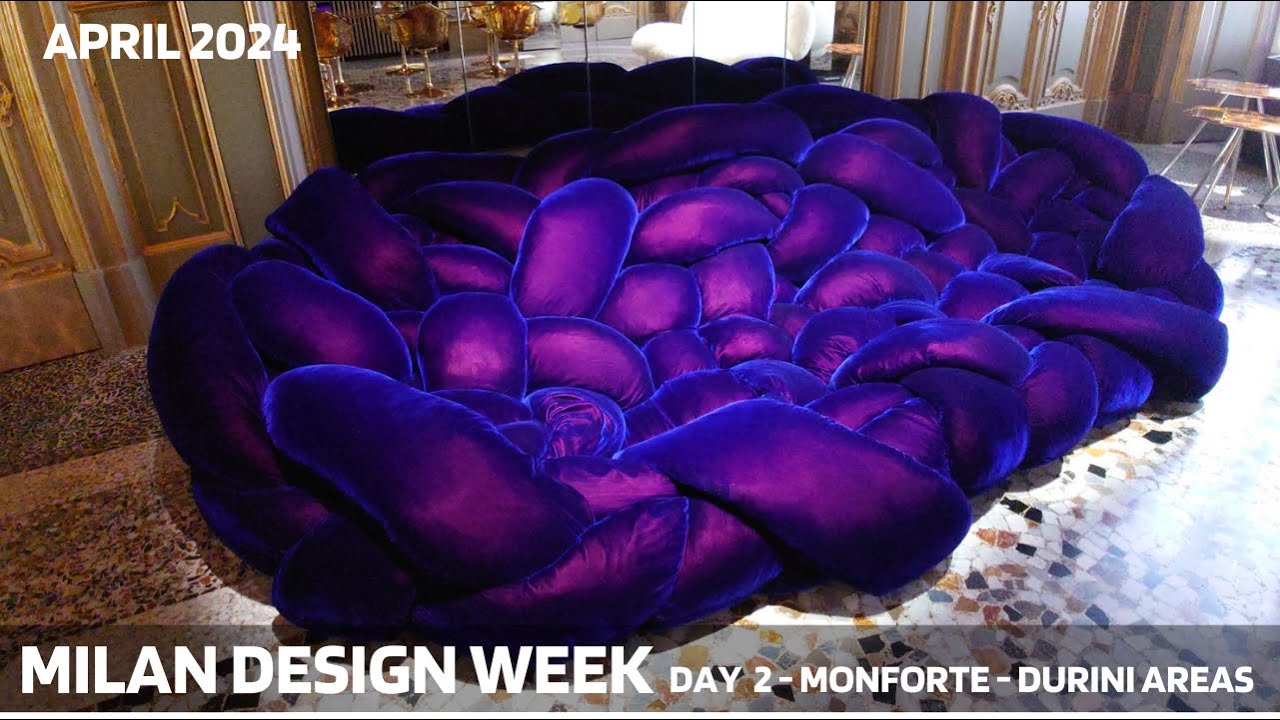 DESIGN WEEK - FUORISALONE - 2024 - DAY 2 - MILAN - ITALY - MONFORTE / DURINI AREAS