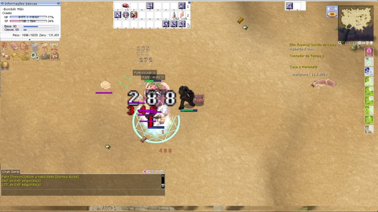 Criador Build Critico VS Freeoni Ragnarok