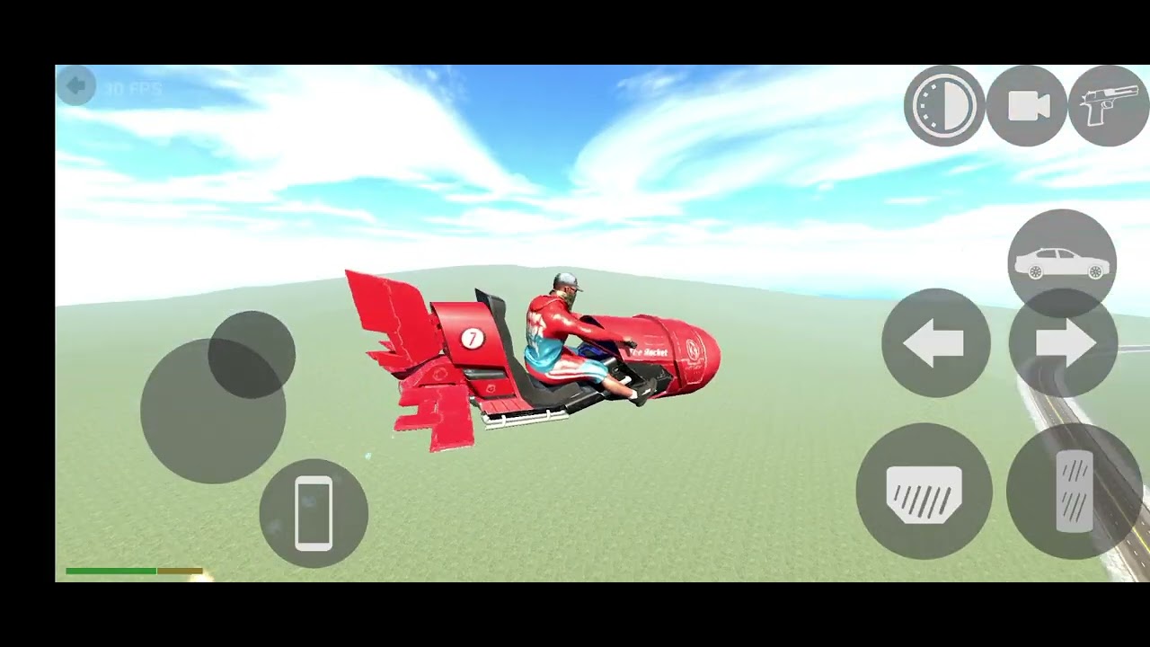 Indian bike 3d driving godzilla #motupatlu #drawing #games #game 