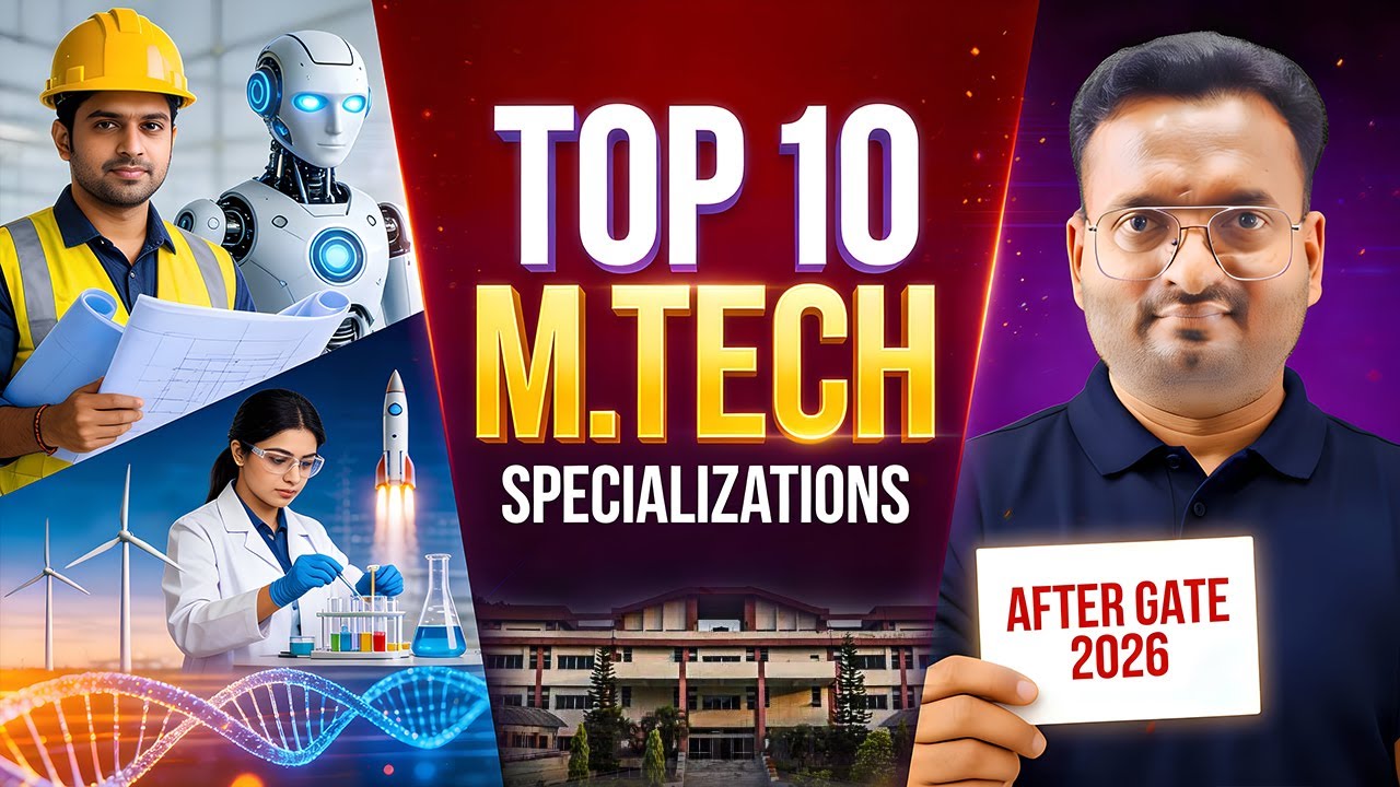 Top 10 M.Tech Specializations for High Salary | GATE 2026 