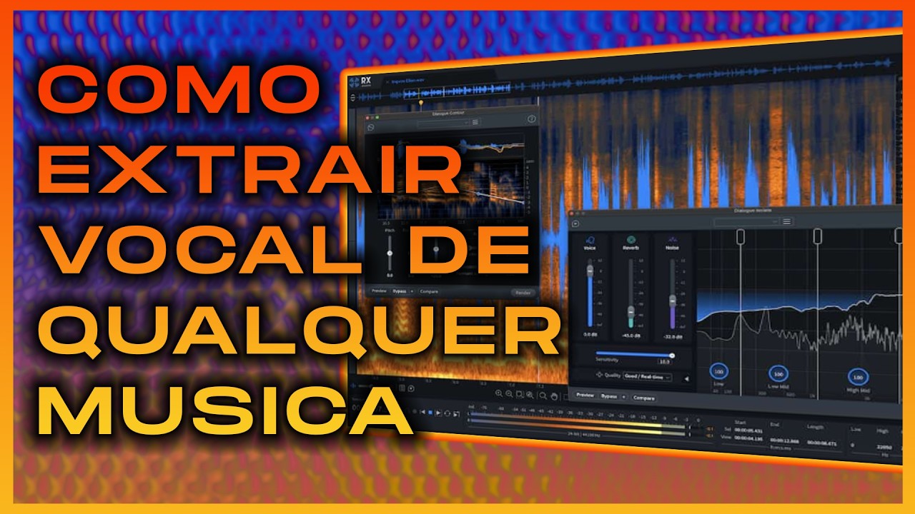 COMO EXTRAIR O VOCAL DE QUALQUER MUSICA USANDO O RX EDITOR