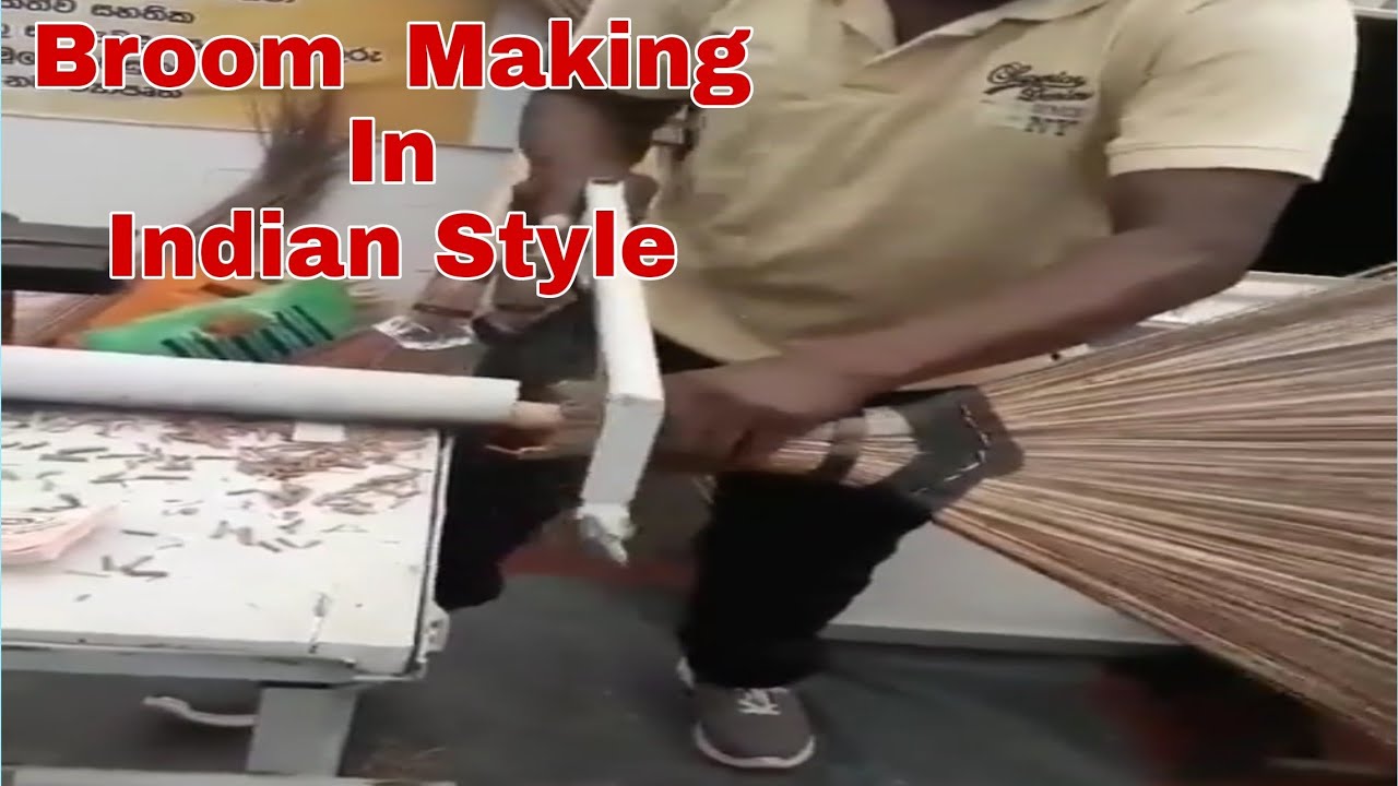Broom making In Record time || Awesome Indians.