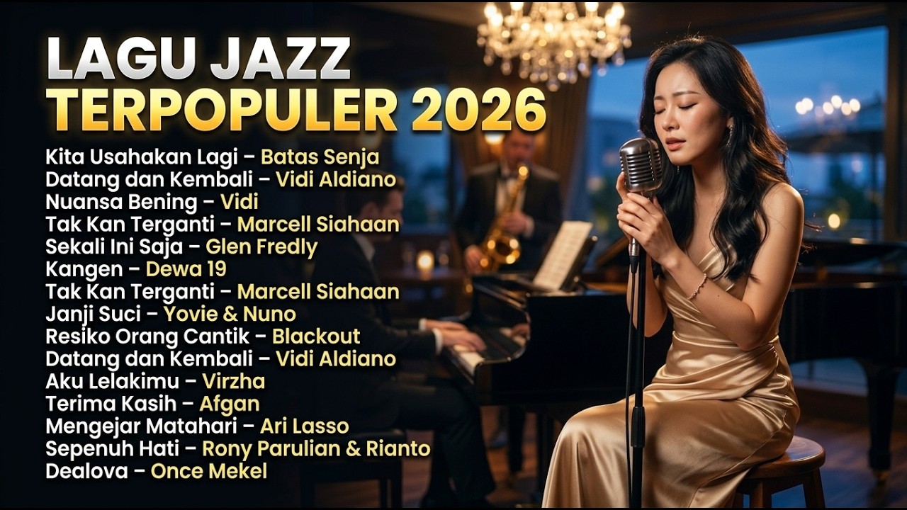 Smooth Jazz Indonesia Terbaik 2026 ☕ Teman Kerja & Santai Paling Enak | Easy Listening Hits