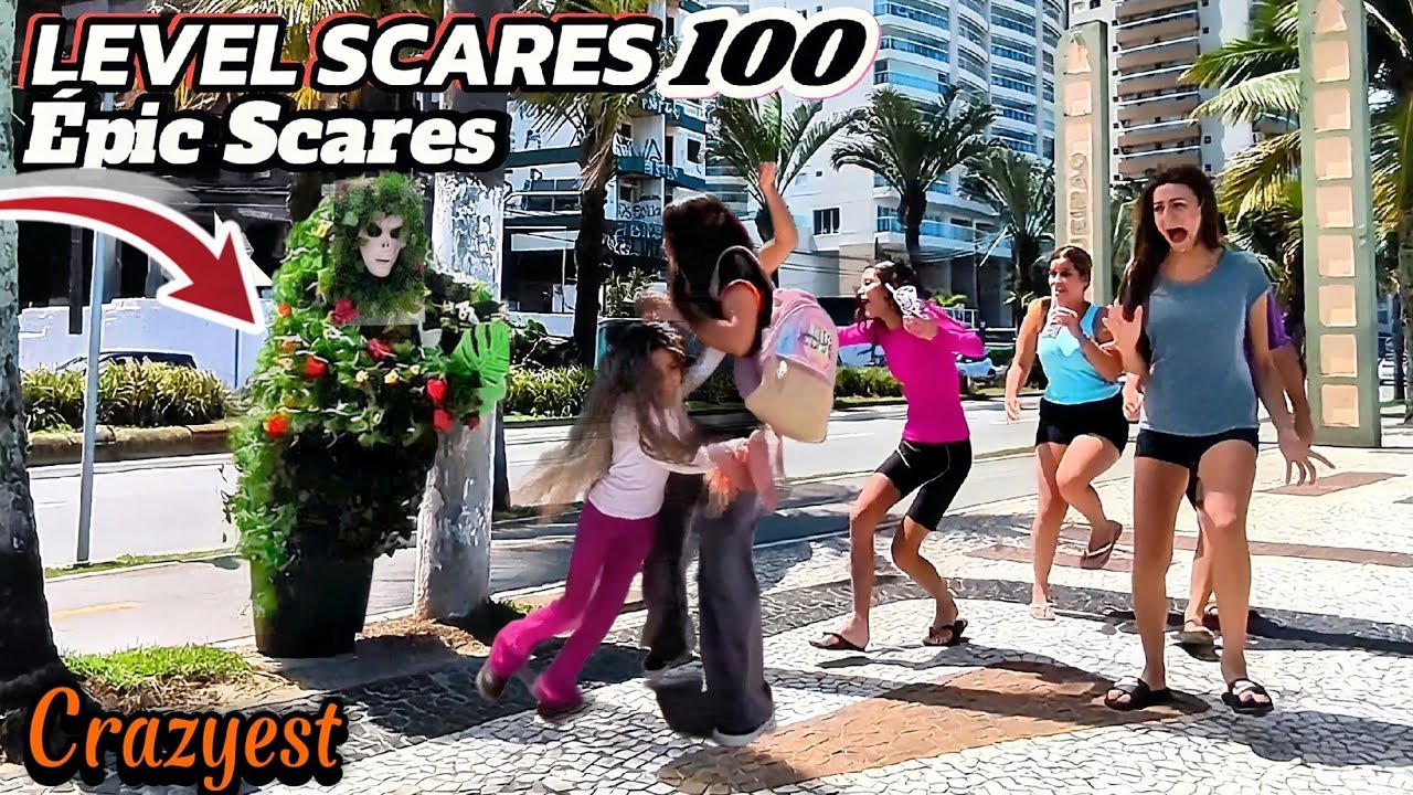 Bushman prank scaring Brazilians on the beach - epic #pegadinha #best_prank