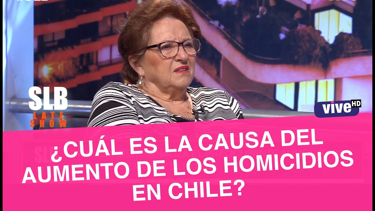 SLB. Dra. Cordero habla de los aumentos de homicidios en Chile