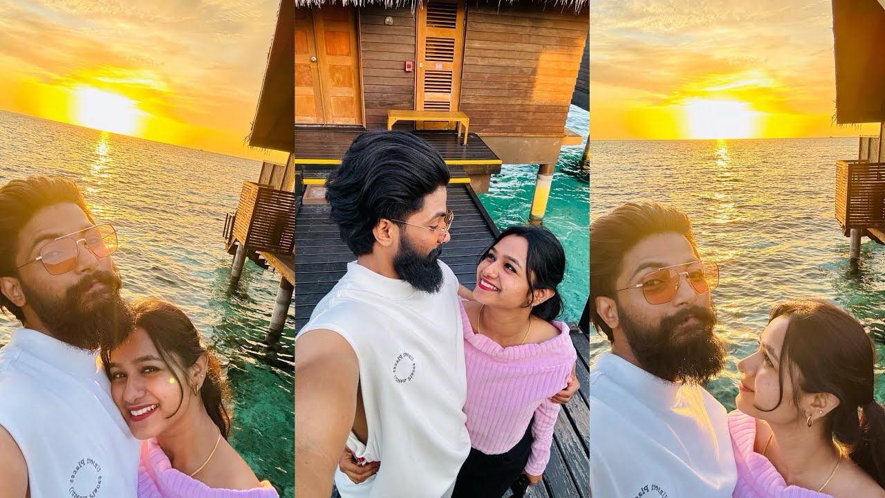 Maldives The best honeymoon destination for couples 🩵 Divin Prabhakaran & kavya kalathingal Day 1
