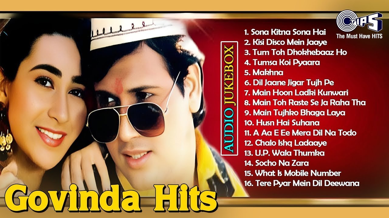 Govinda 💞 Karishma Kapoor||90's Block Buster Romantic💖💘hit Songs Collection| Govinda Hit Songs Audio