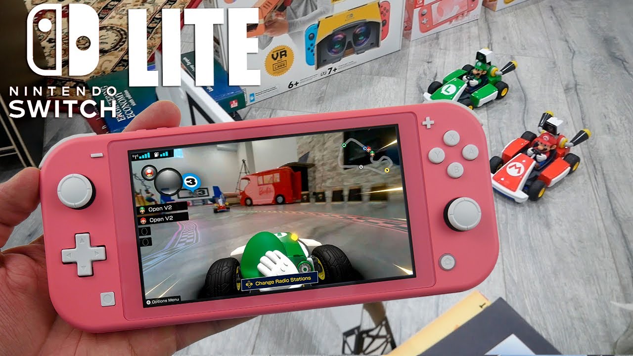 Mario Kart Live: Home Circuit Gameplay on Nintendo Switch LITE